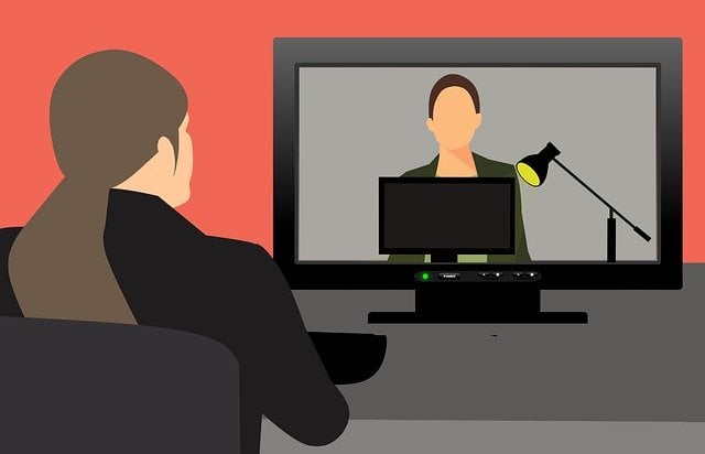 Remote video conferencing graphic